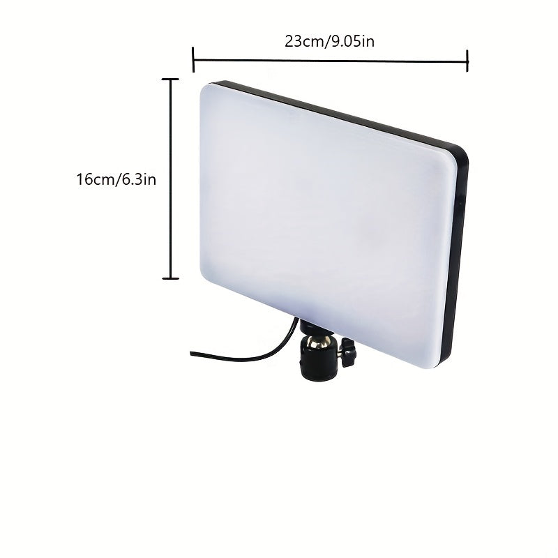 Adjustable LED Light Stand for Photography and Video – 1.1m Height, Sturdy Aluminum Tripod with Lamp