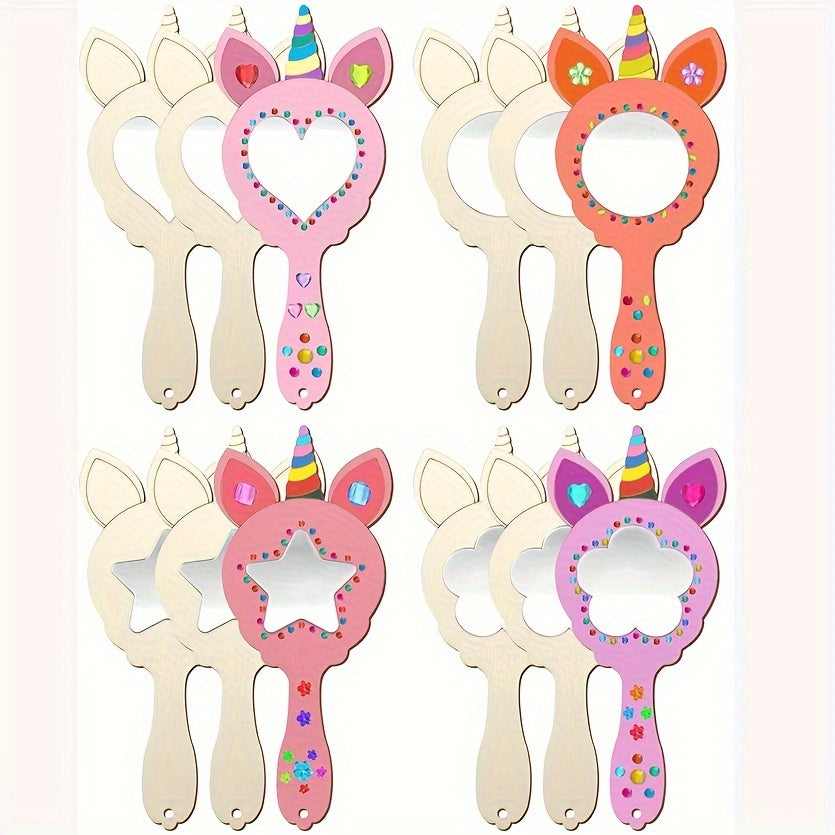 WhimsyReflections - DIY Unicorn Mirror with Hand-Painted Design