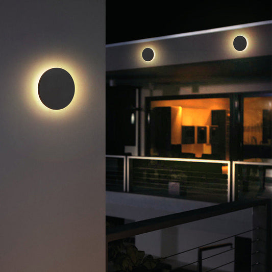 BlackAura – LED Wall Light for Garden & Hall