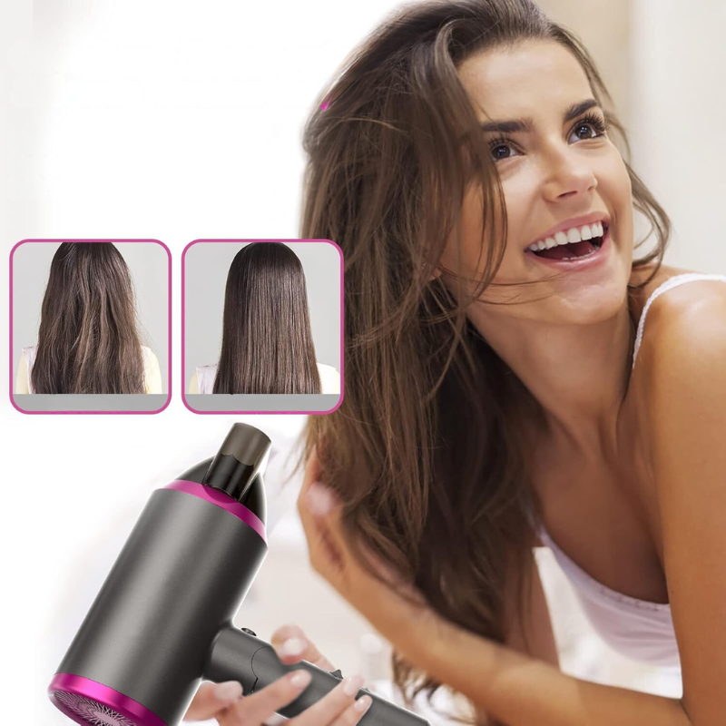 AirFlow Pro - Compact Hair Dryer with Diffuser and Concentrator