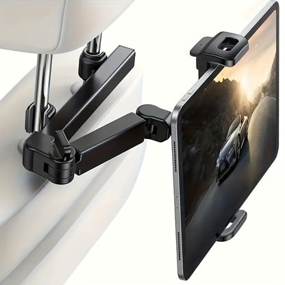 Adjustable Tablet Holder for Car Headrest - Fits 5 to 14 Devices, Secure and Versatile Tablet Stand for Travel