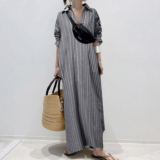 A-Line Casual Dress - Flattering Summer Day Dress for Women