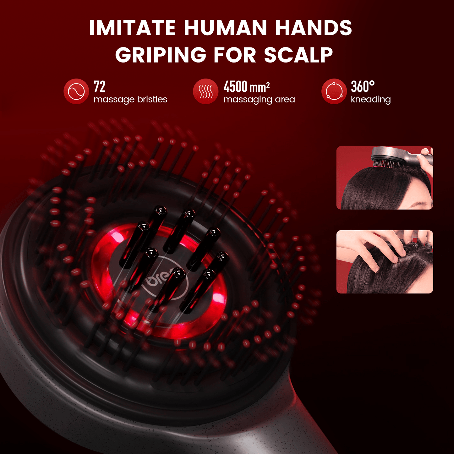ScalpEase - Relaxing Scalp Massaging Brush