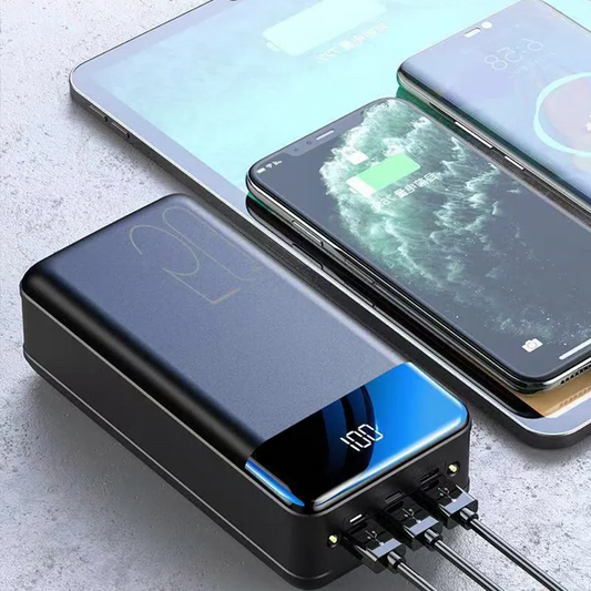 100,000mAh Ultra-High Capacity Power Bank with Super Fast Charging – Portable Charger for Phones, Tablets, and Laptops